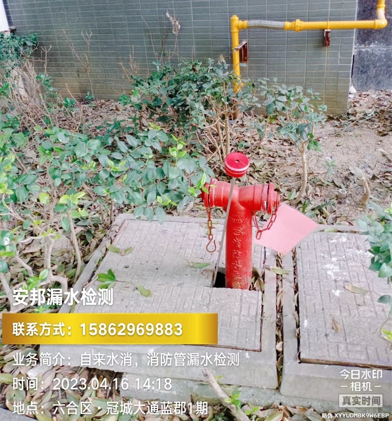 南京六合區(qū)冠城大通藍郡1期漏水檢測維修